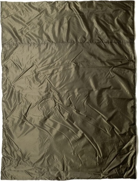 A close-up of a camping blanket