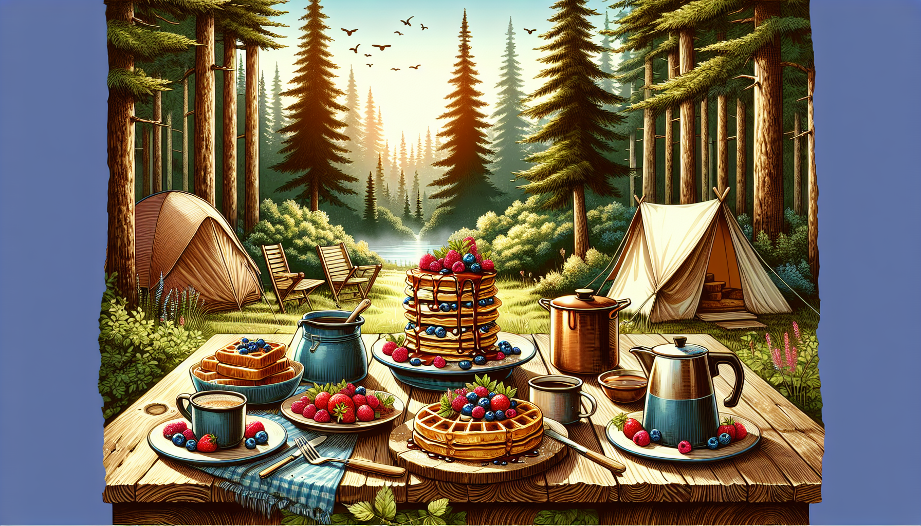 Sweet morning treats for camping breakfast ideas