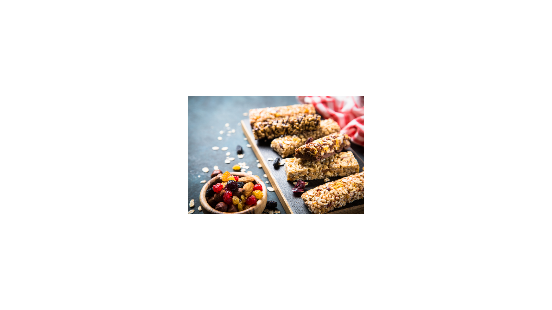 homemade granola bars sitting on a table